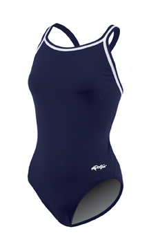 Dolfin Female DBX Back Chloroban Solid: Varsity Swim Shop