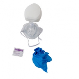 Kemp CPR Mask w/ O2 inlet in case