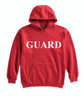 life guard sweat shirt